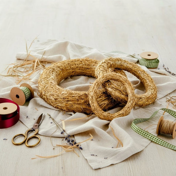 Strohrömer Strohkranz binden DIY 1