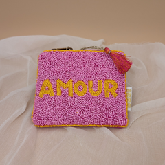 Tasche_Etui_Kosmetiktasche_AMOUR_rosa_Glasperlen_1