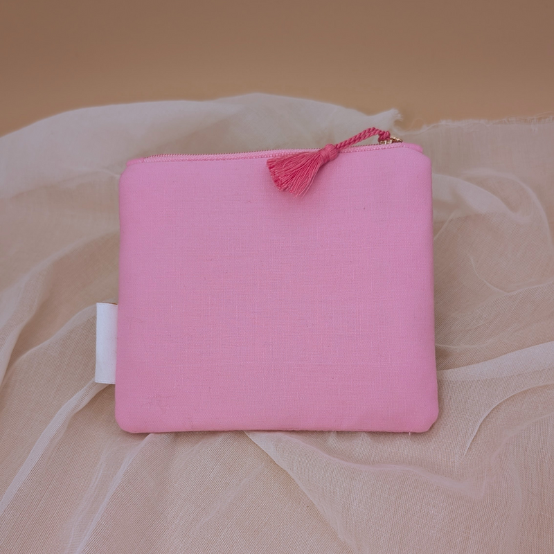 Tasche_Etui_Kosmetiktasche_Schleife_rosa_rot_Glasperlen_2